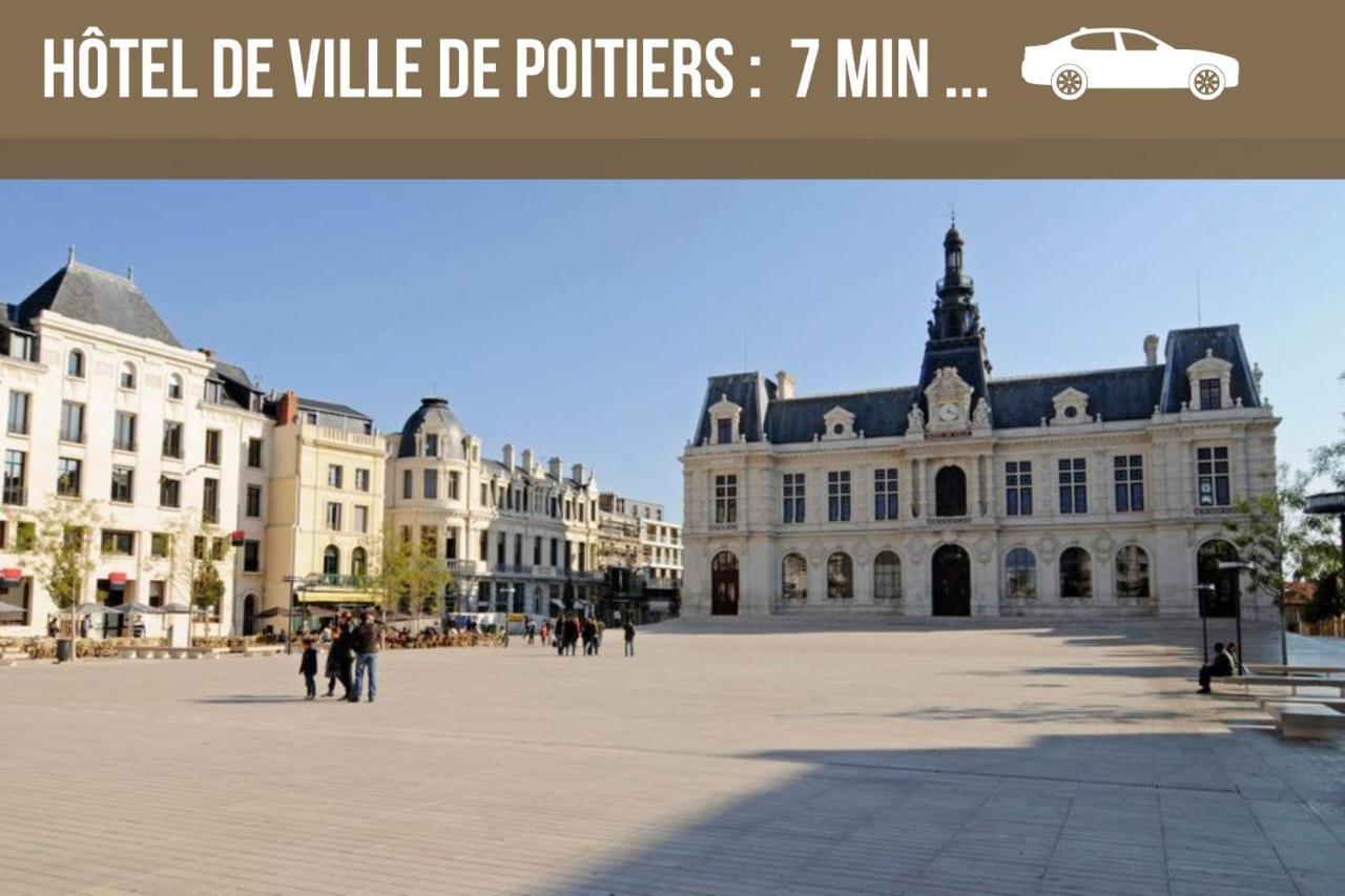Bellejoie - Appartement T3- Poitiers Sud - Direct Futuroscope - Parking Et Wifi Gratuit 外观 照片