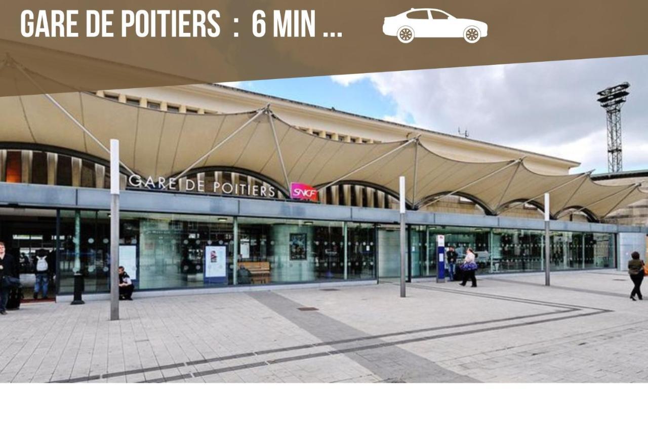 Bellejoie - Appartement T3- Poitiers Sud - Direct Futuroscope - Parking Et Wifi Gratuit 外观 照片